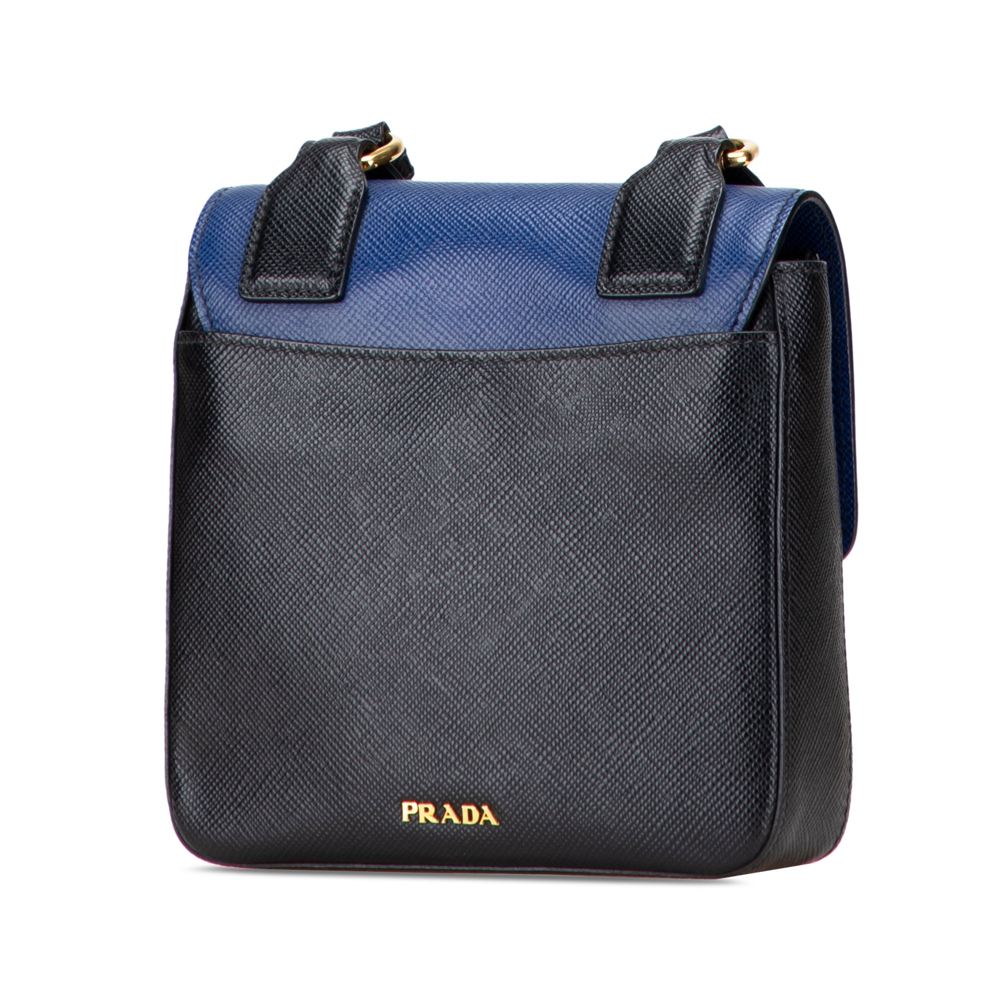 Bicolor Saffiano Cuir Flap Crossbody - Image 2