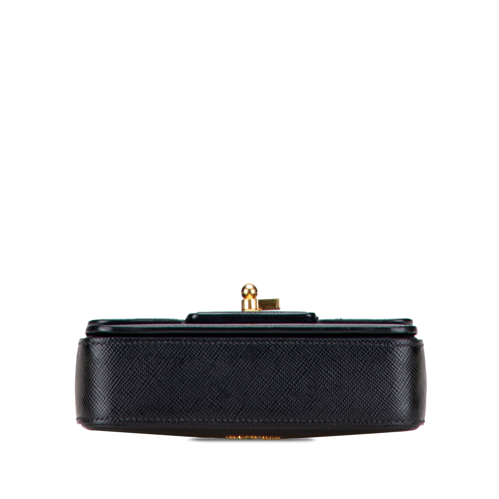 Bicolor Saffiano Cuir Flap Crossbody - Image 3