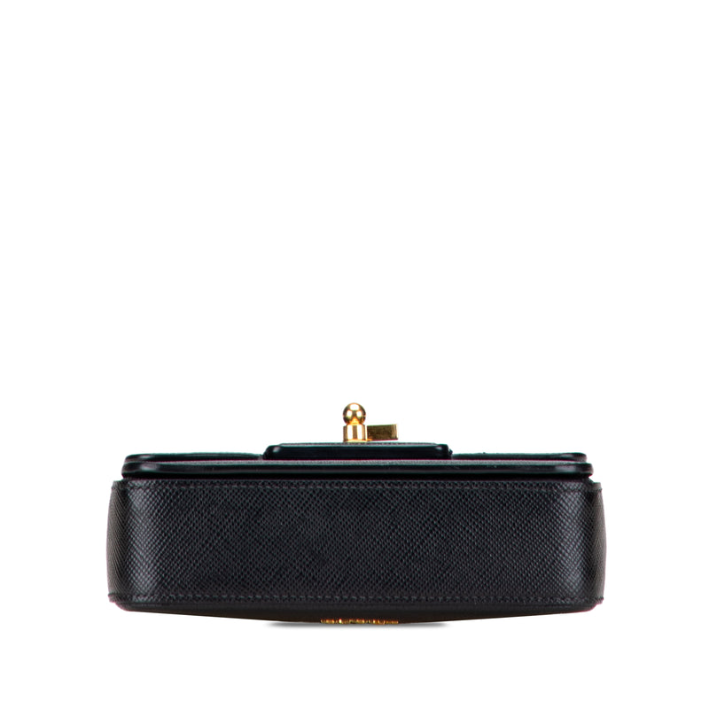 Bicolor Saffiano Cuir Flap Crossbody - Image 3