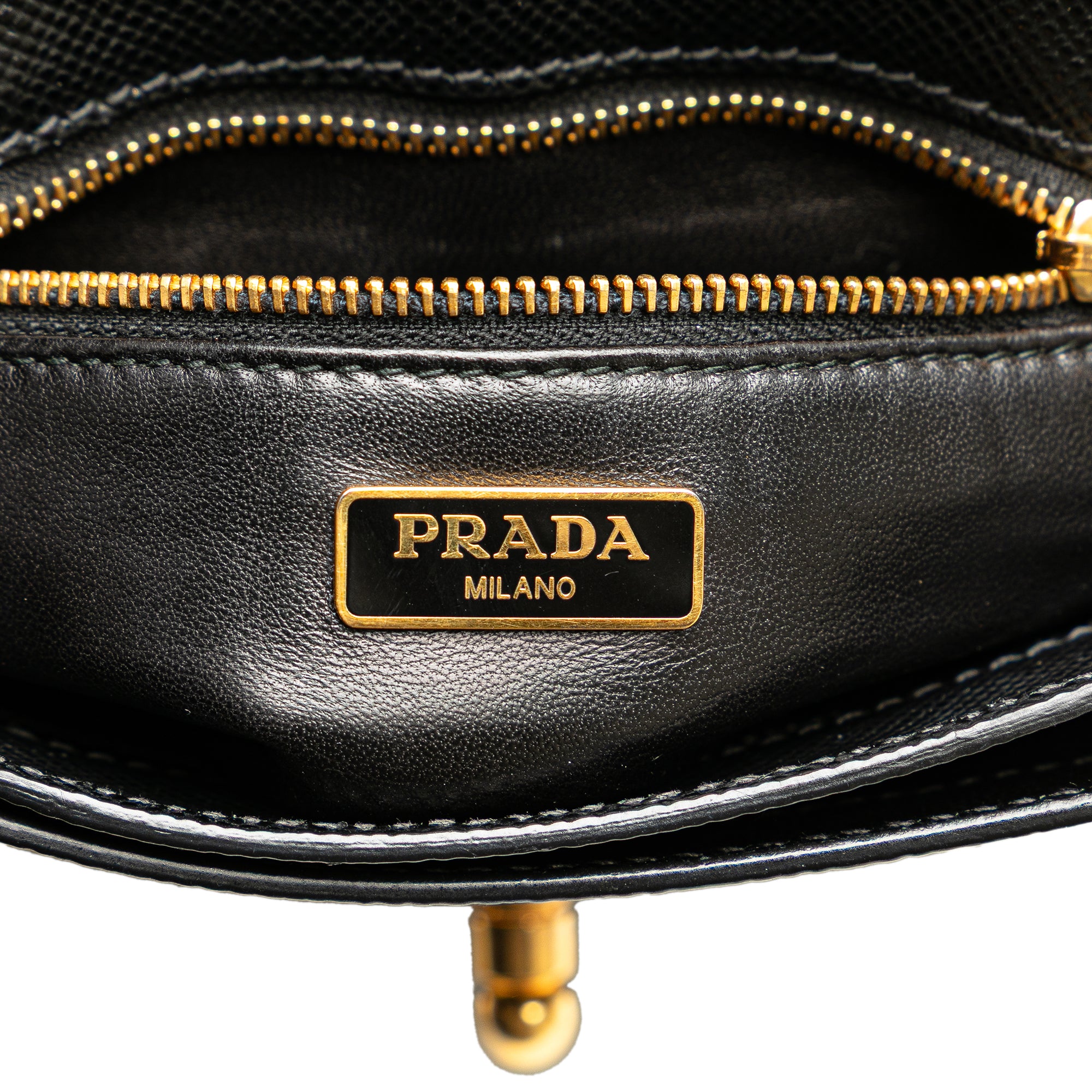 Bicolor Saffiano Cuir Flap Crossbody - Image 5