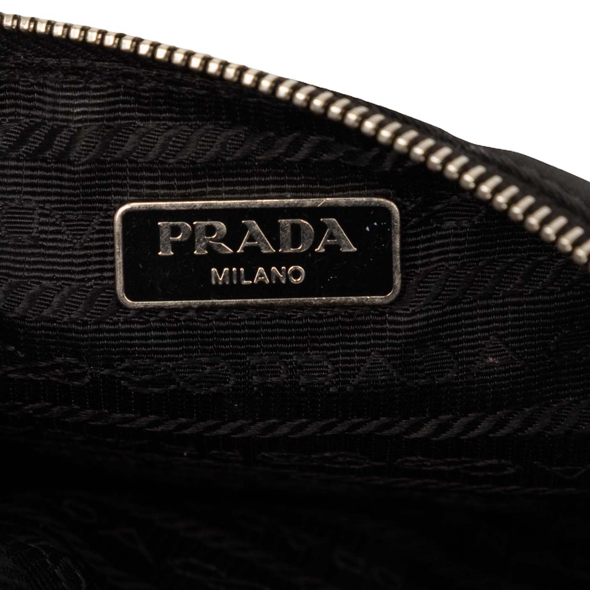 Saffiano Trimmed Tessuto Robot Pouch - Image 5