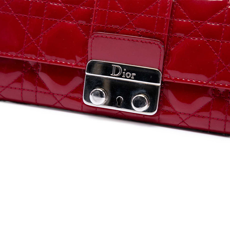 Patent Cannage Miss Dior Wallet on Chain - Image 5