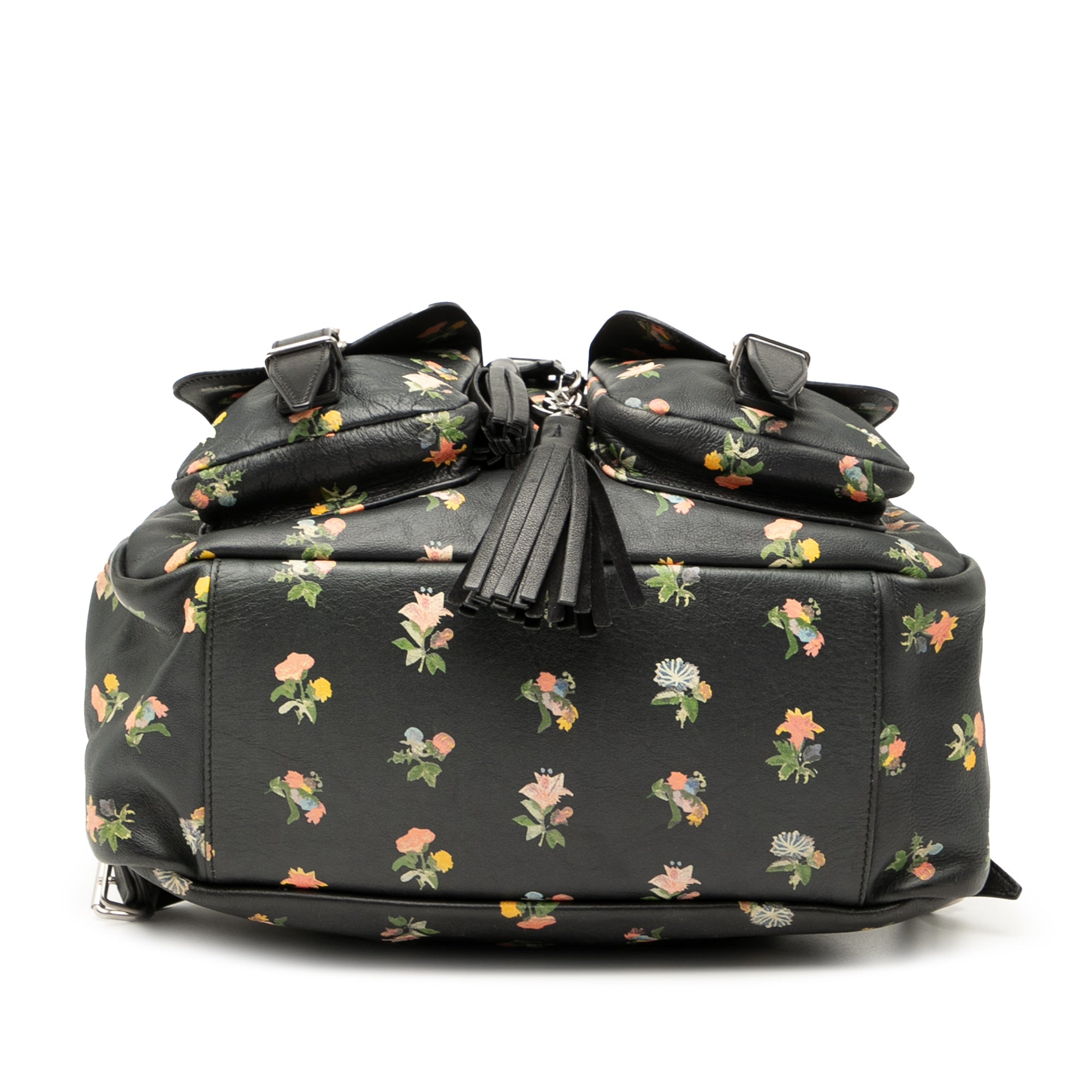 Leather Prairie Floral Printed Festival Backpack - Image 3