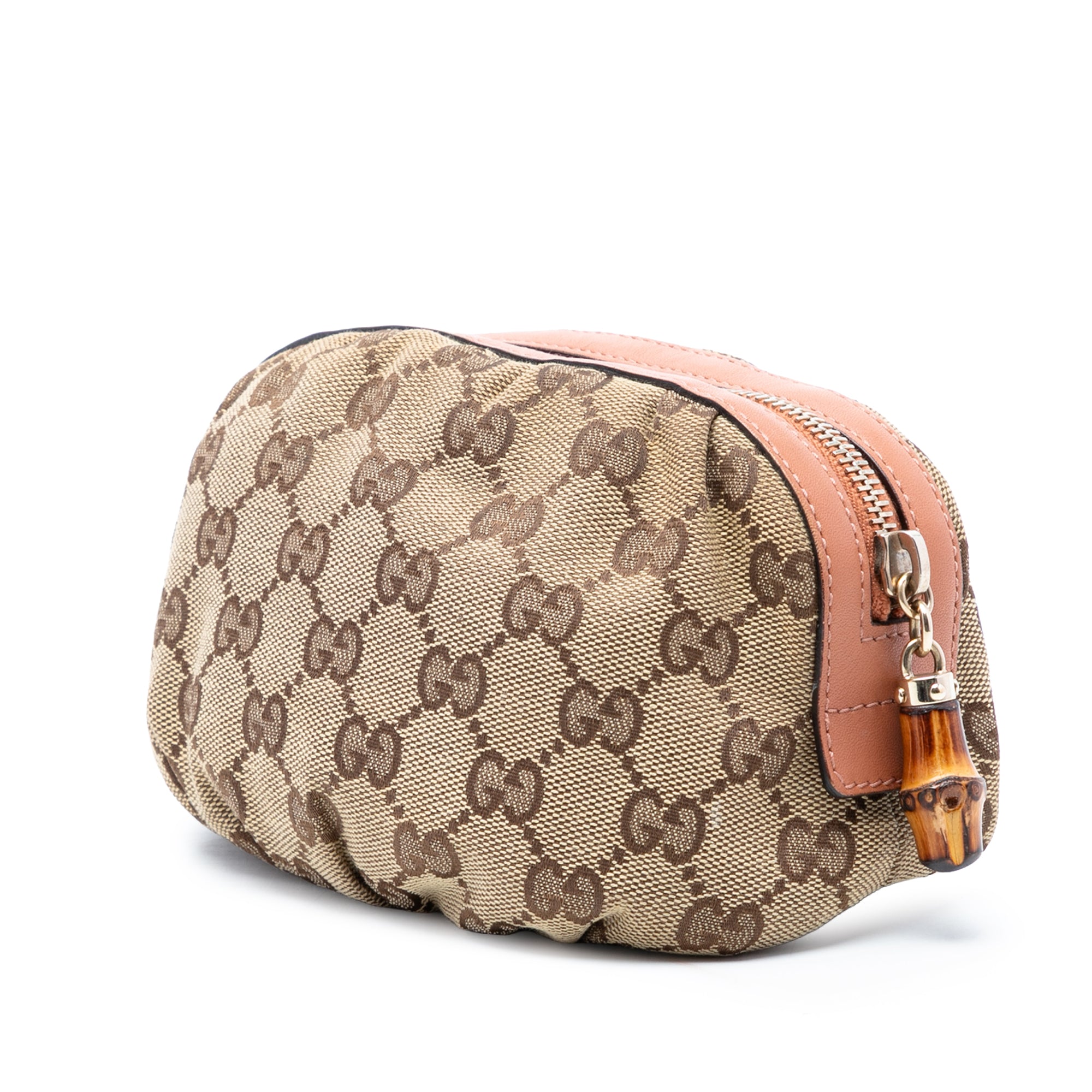 GG Canvas Bamboo Clutch - Image 2