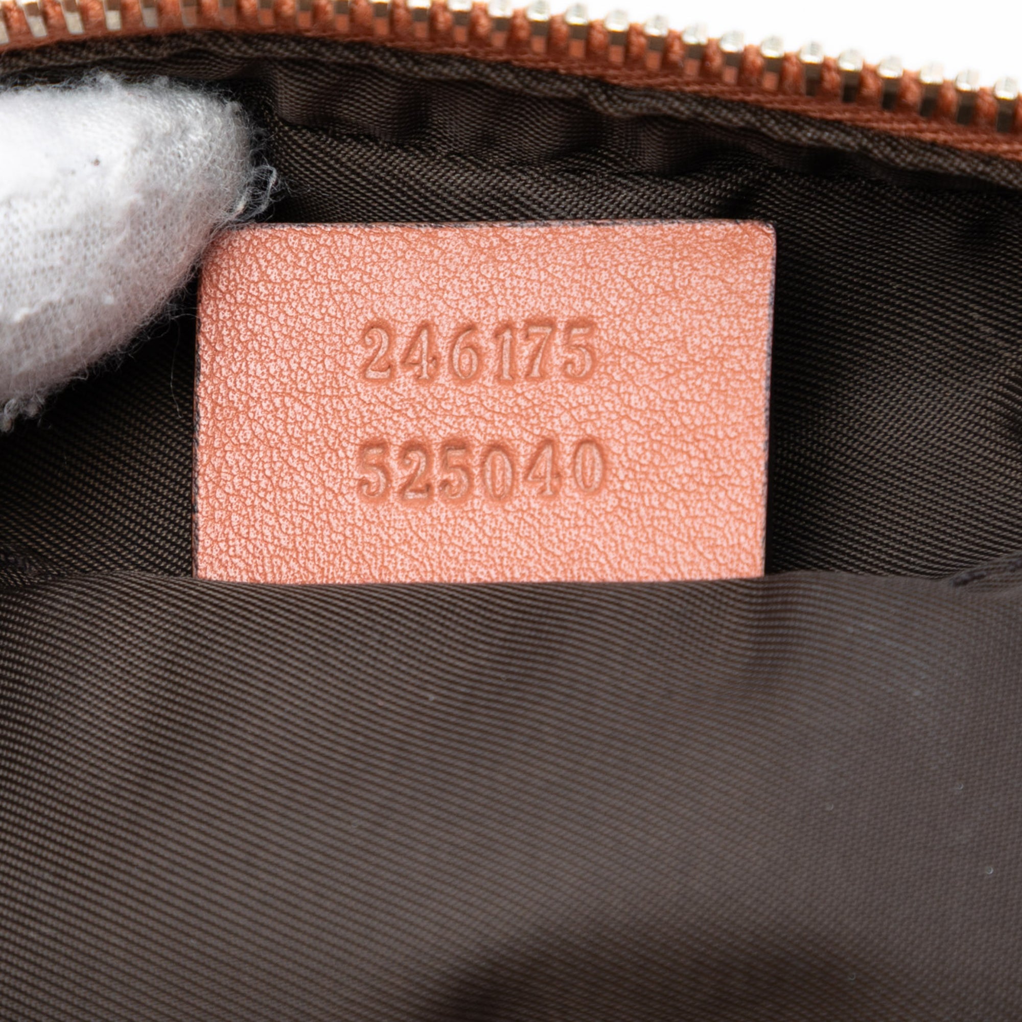 GG Canvas Bamboo Clutch - Image 6