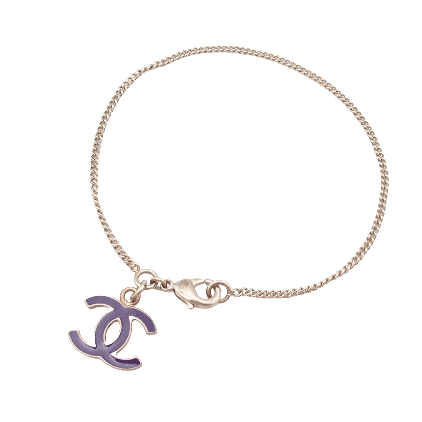 CC Brass Enamel Charm Bracelet - Image 1