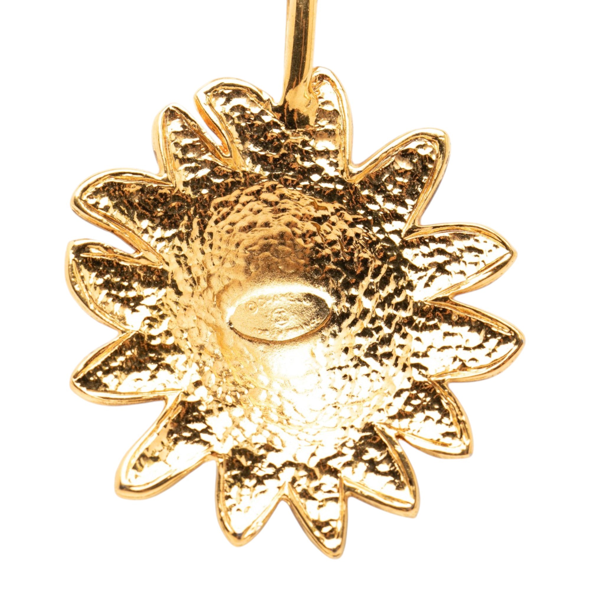Gold Plated Leo Lion Sun Medallion Necklace - Image 4