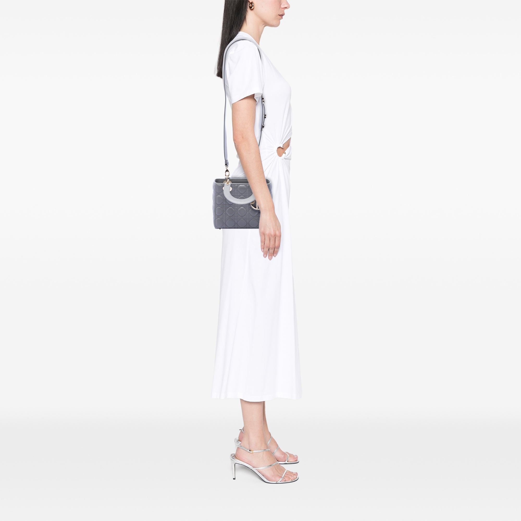 Small Lambskin Cannage My ABCDior Lady Dior - Image 6