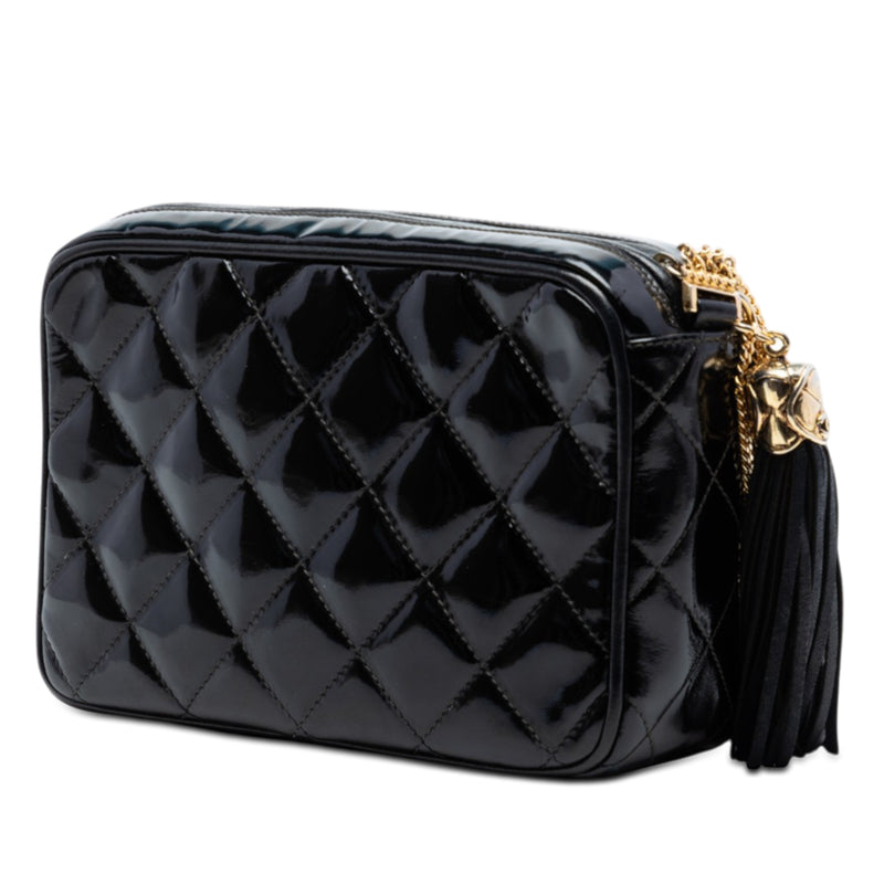 CC Quilted Patent Camera Bag - Image 2