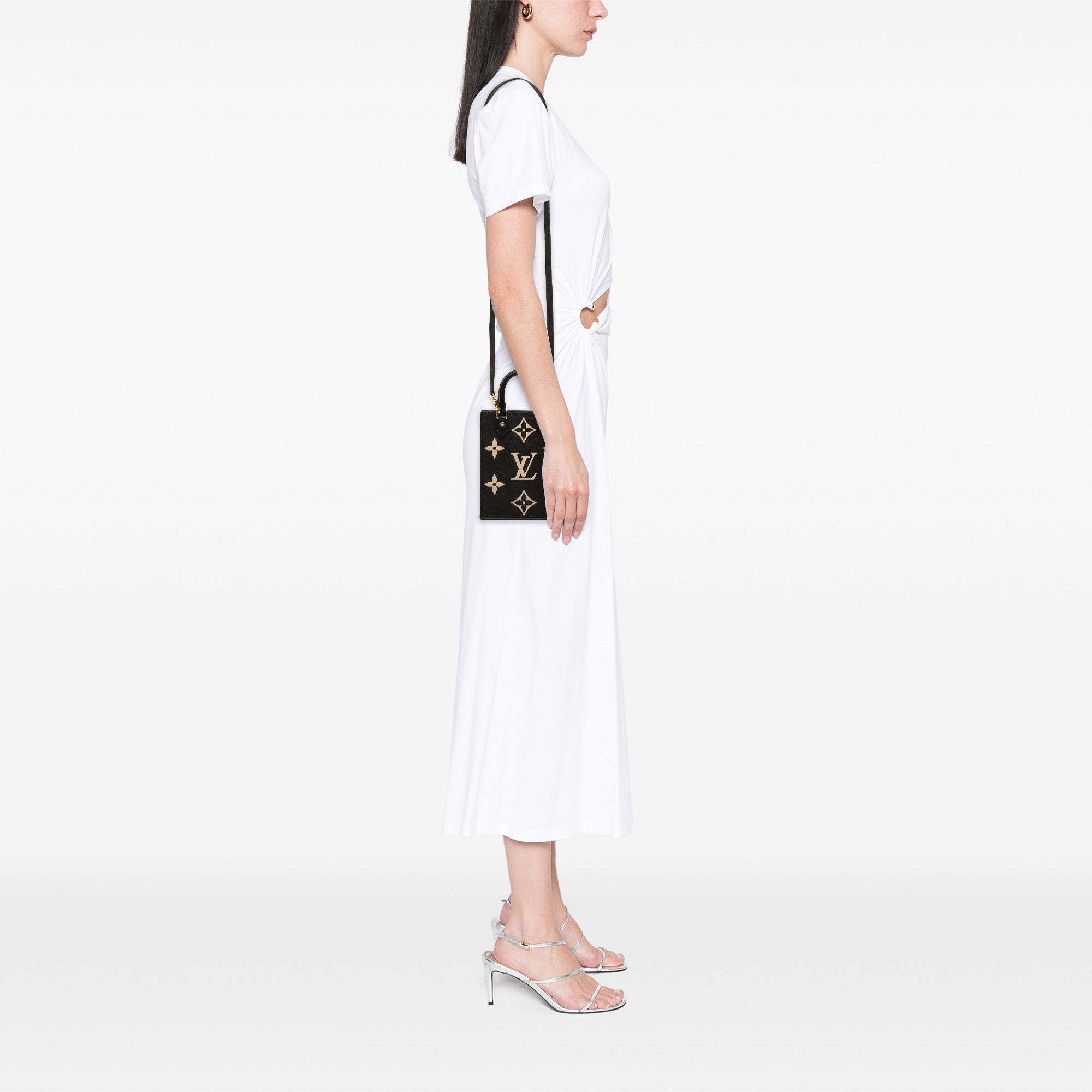Bicolor Monogram Empreinte Petit Sac Plat - Image 10