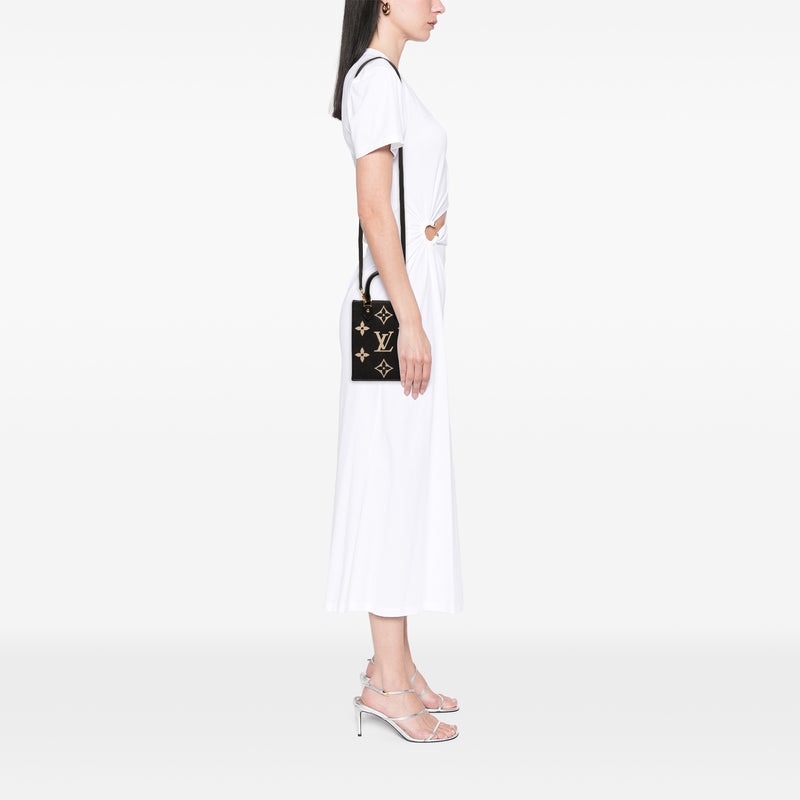 Bicolor Monogram Empreinte Petit Sac Plat - Image 10