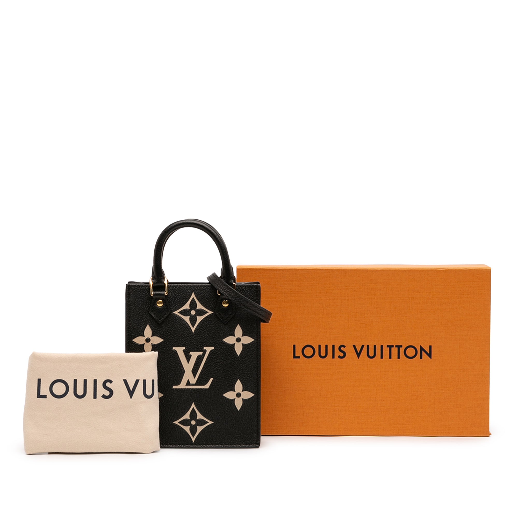 Bicolor Monogram Empreinte Petit Sac Plat - Image 11
