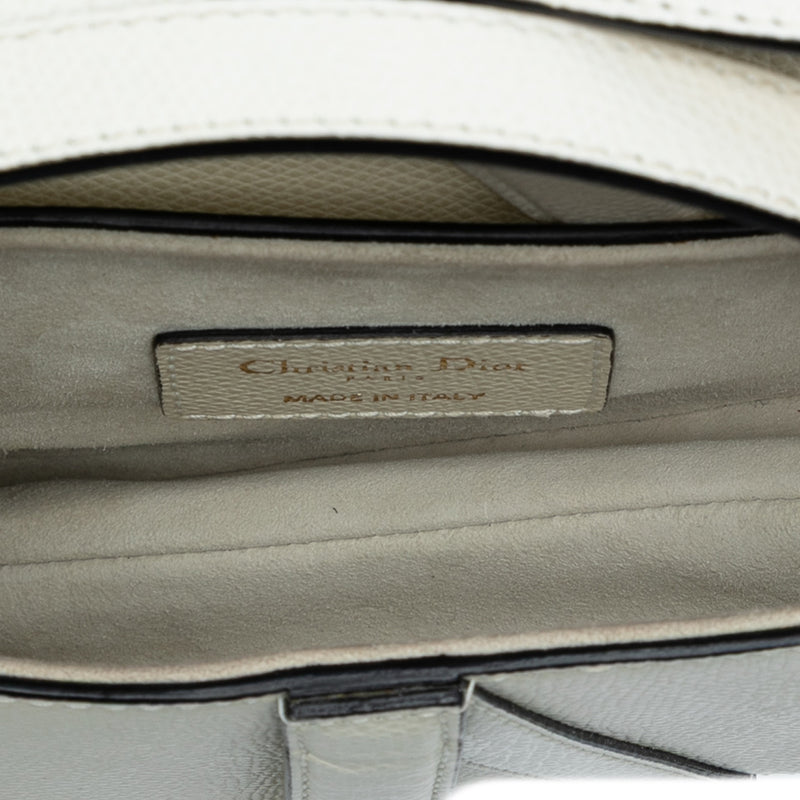 Mini Grained Calfskin Saddle Bag - Image 4