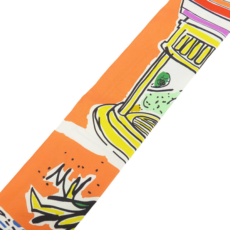 Rayures d Ete Silk Twilly Scarf - Image 7