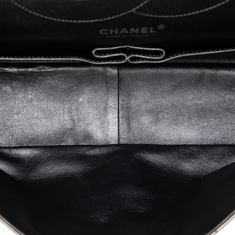 Metallic Aged Calfskin Reissue 2.55 Double Flap 227 - Image 4