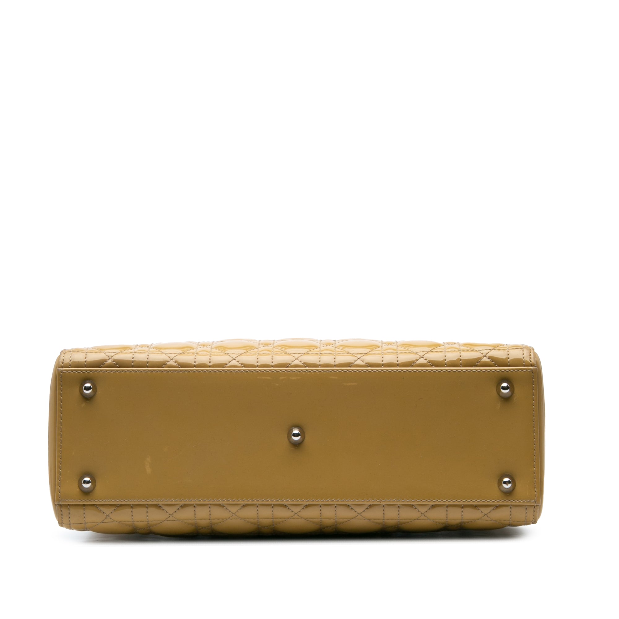 Large Patent Cannage Lady Dior - Image 3