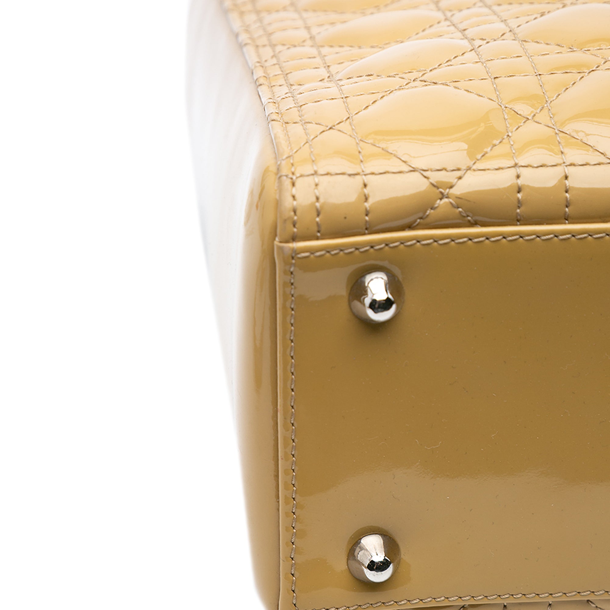 Large Patent Cannage Lady Dior - Image 7