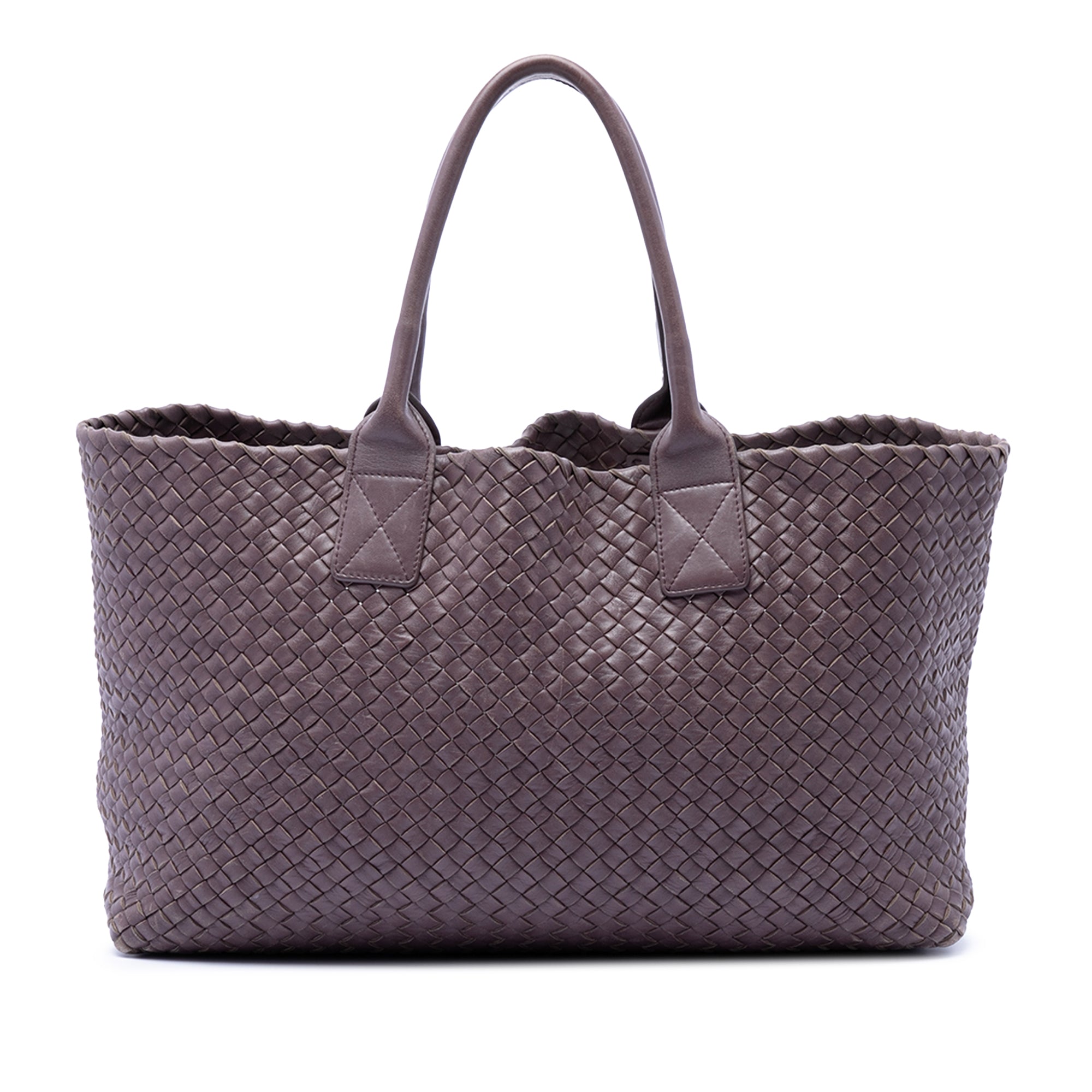Limited Edition Medium Lambskin Intreccio Cabat Tote - Image 1