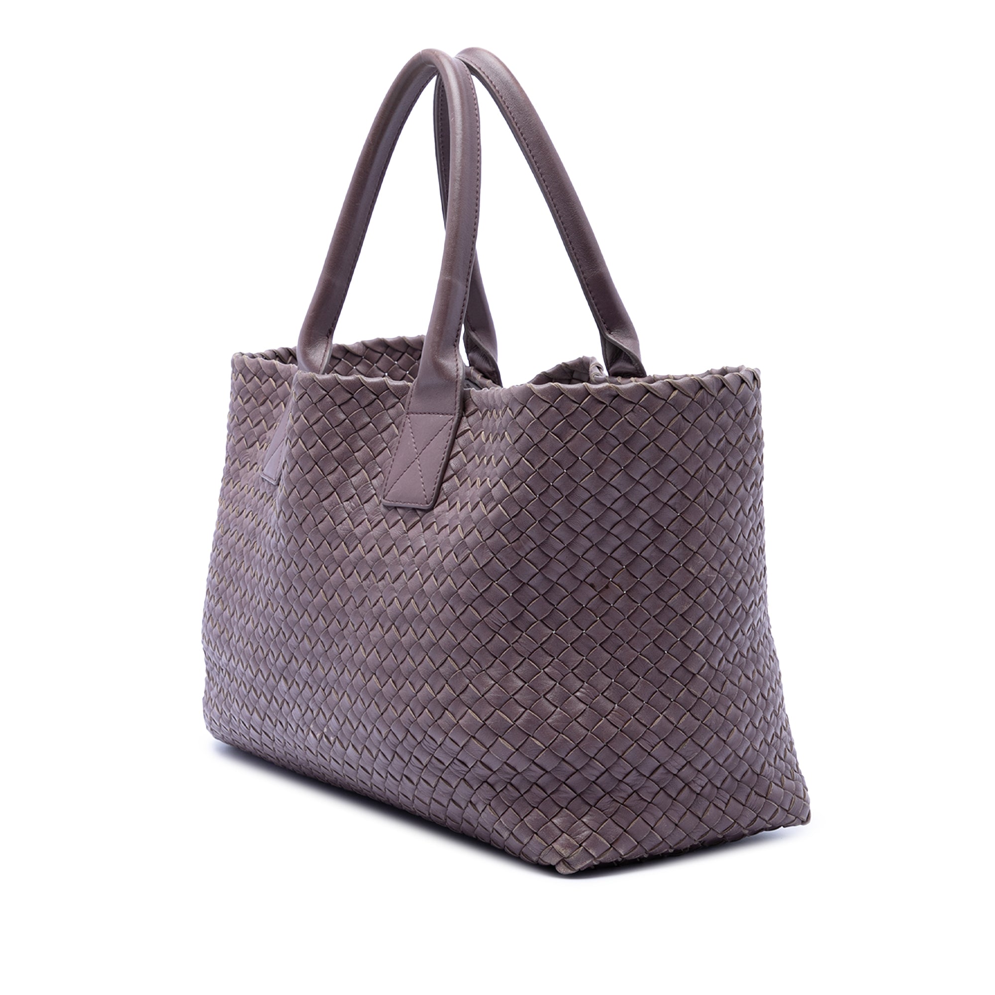 Limited Edition Medium Lambskin Intreccio Cabat Tote - Image 2
