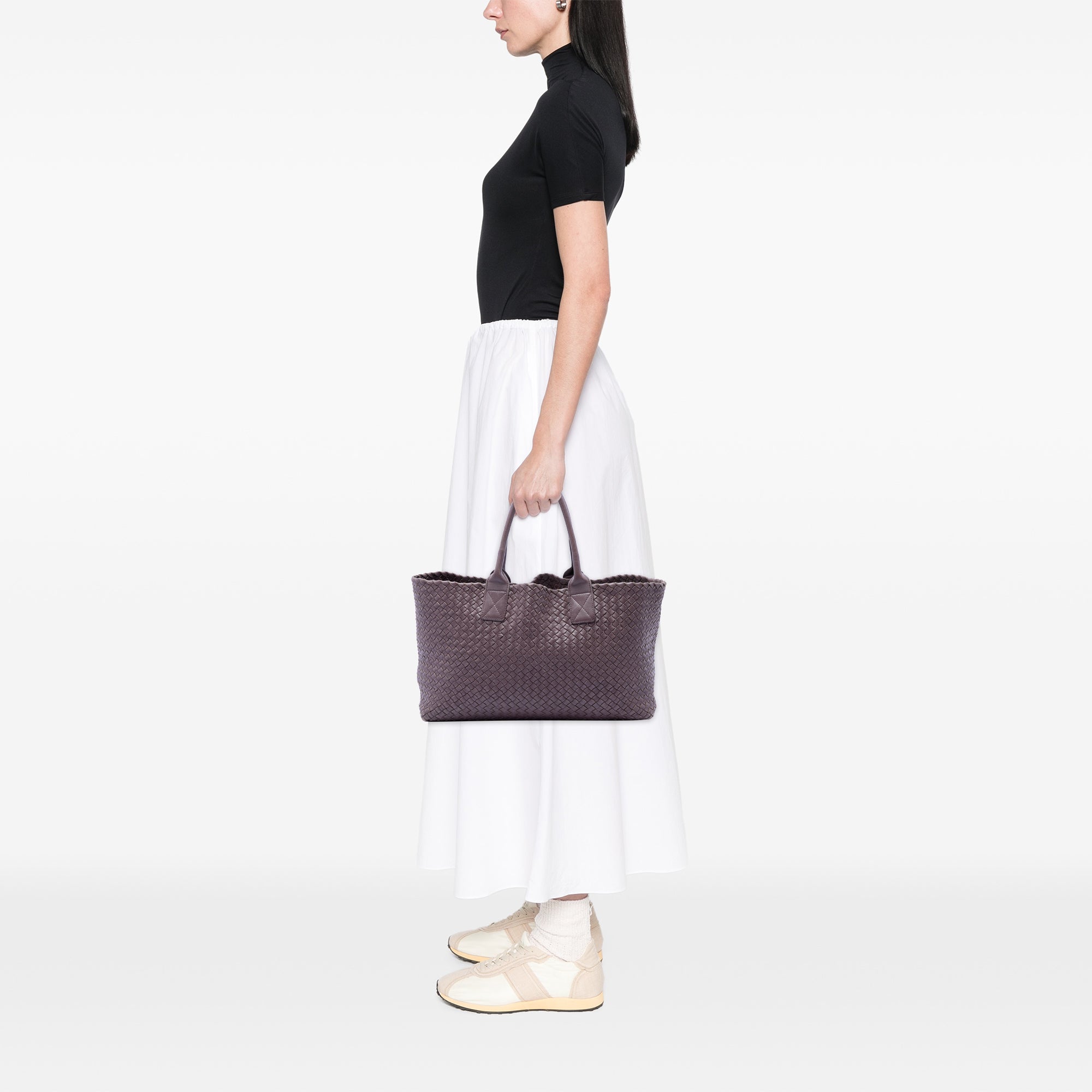 Limited Edition Medium Lambskin Intreccio Cabat Tote - Image 6