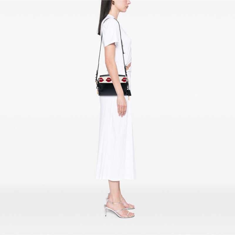 City Calf and Saffiano Lip Print Esplanade Crossbody - Image 6