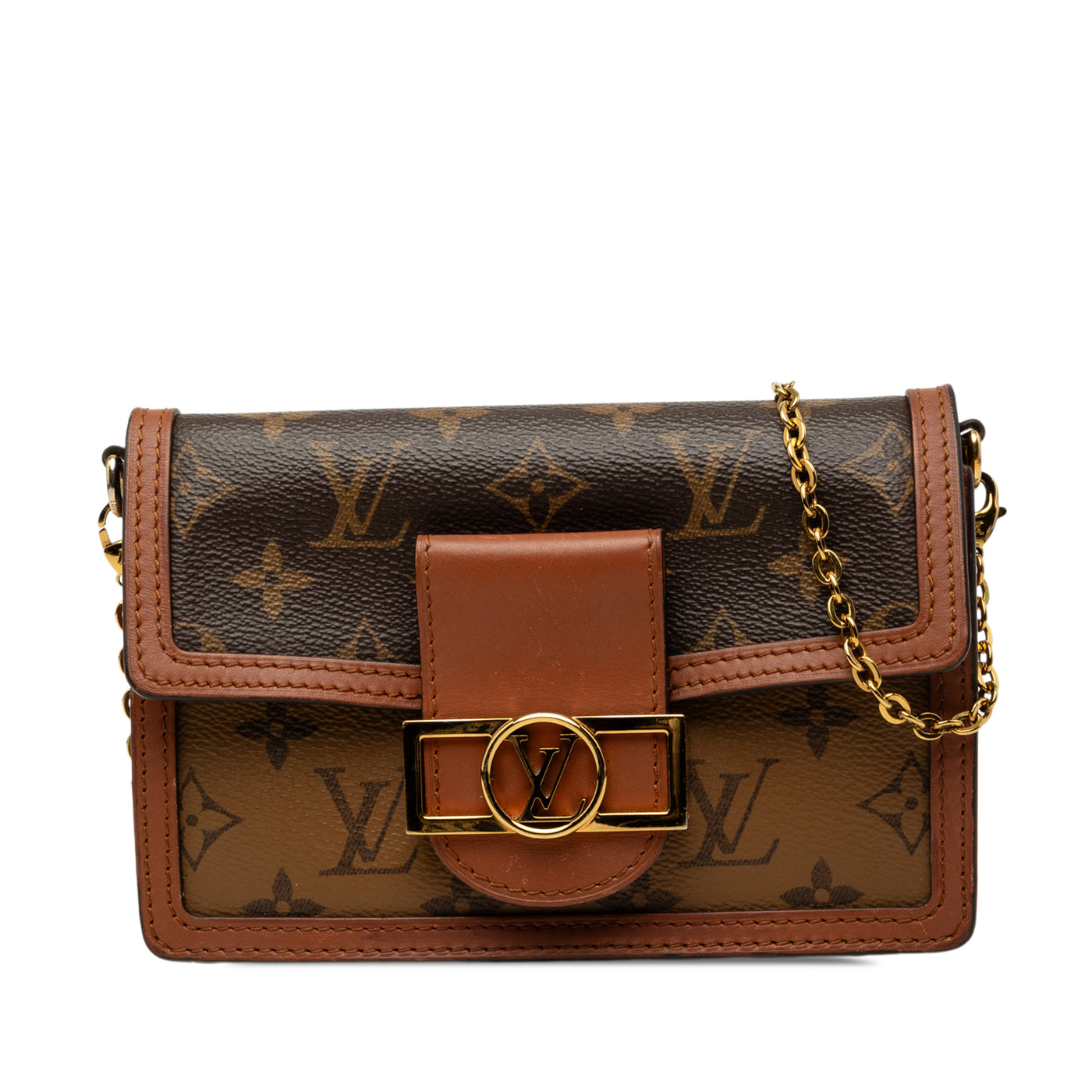 Monogram Reverse Dauphine Wallet on Chain - Image 1