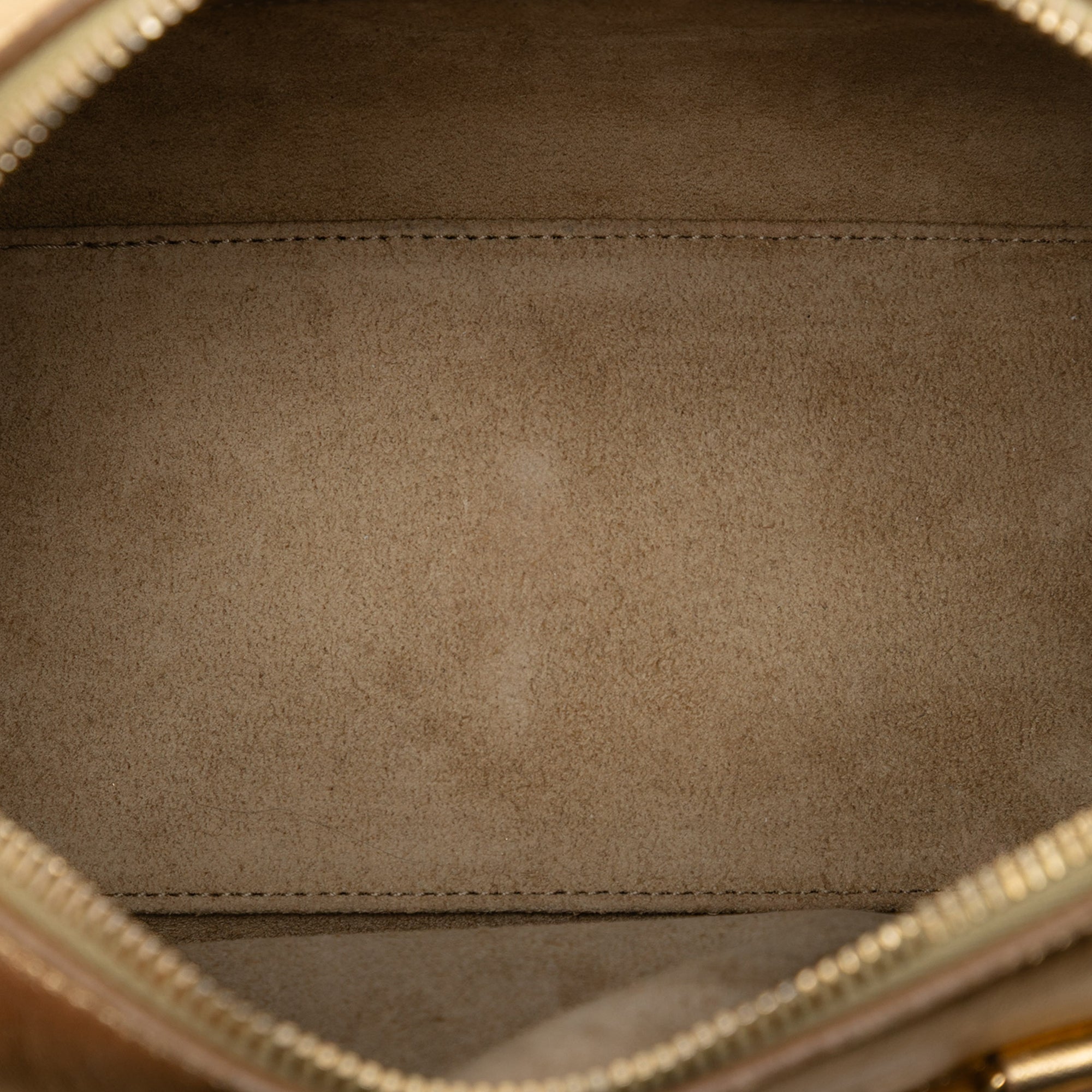 Baby Metallic Leather Classic Duffle Satchel - Image 4