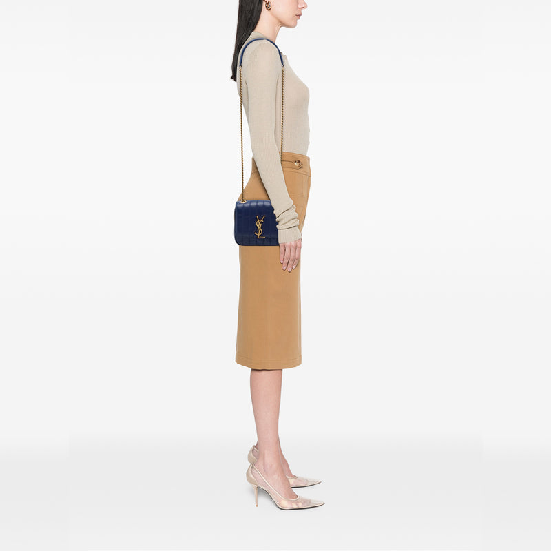 Small Lambskin Vicky Crossbody - Image 6