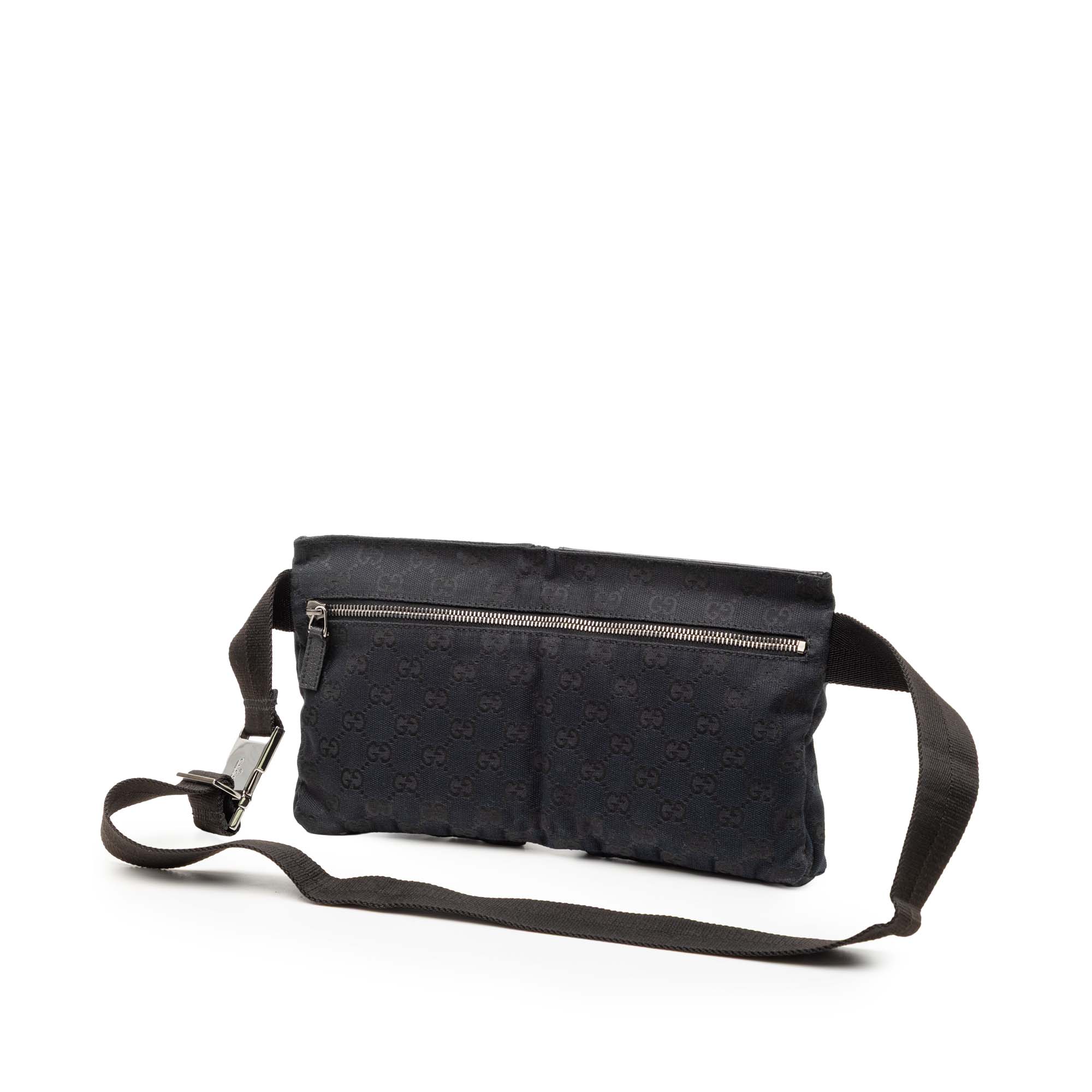 GG Canvas Double Pocket Belt Bag - Image 2