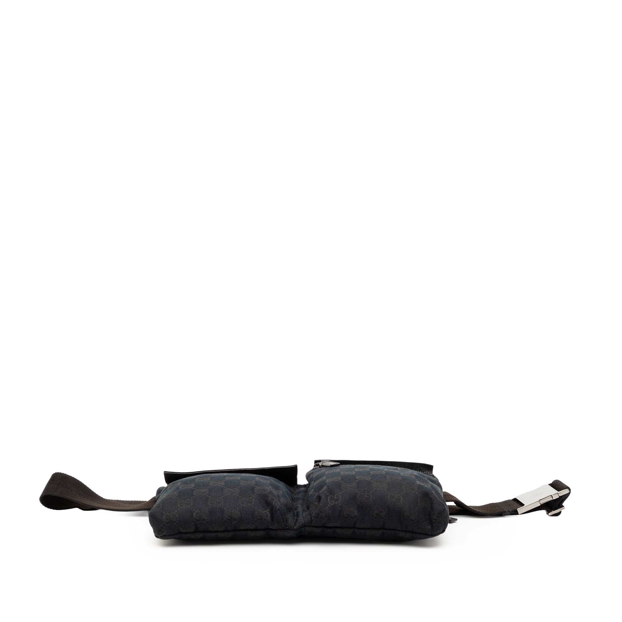 GG Canvas Double Pocket Belt Bag - Image 3