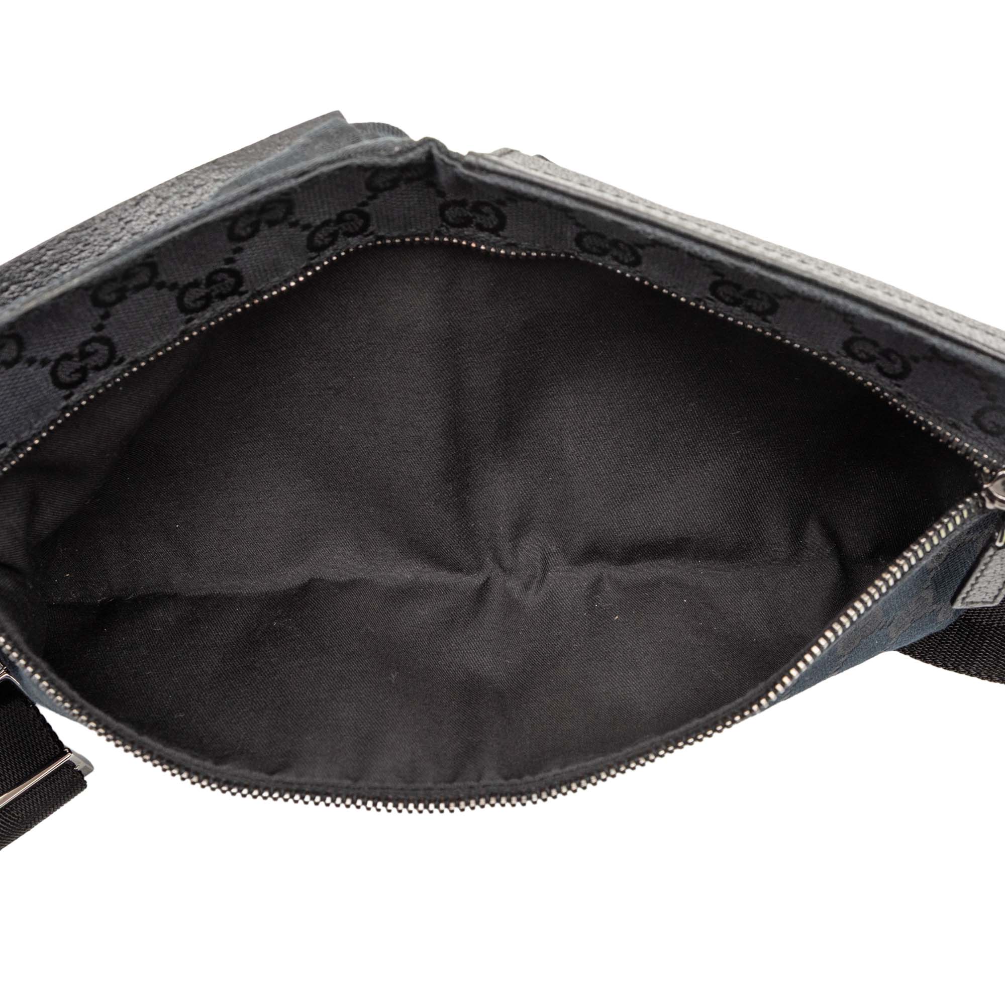 GG Canvas Double Pocket Belt Bag - Image 4