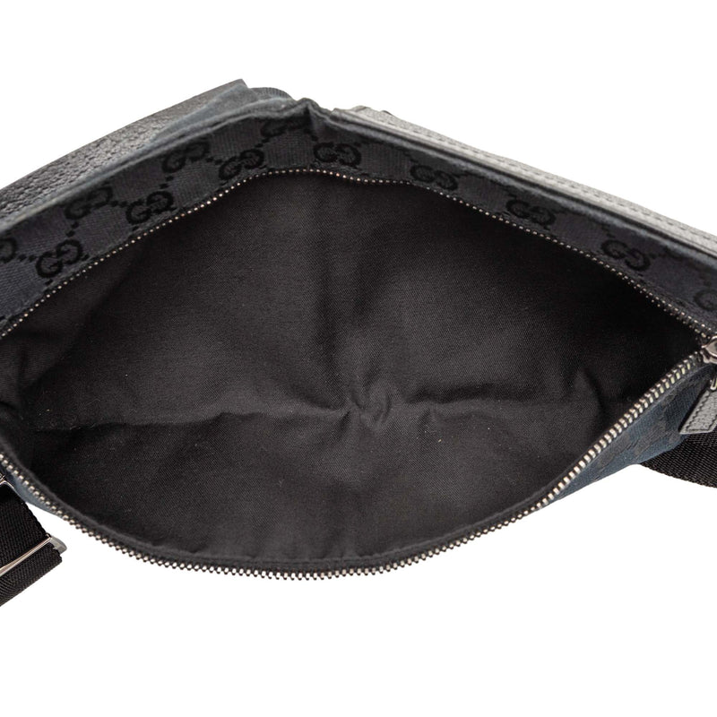 GG Canvas Double Pocket Belt Bag - Image 4