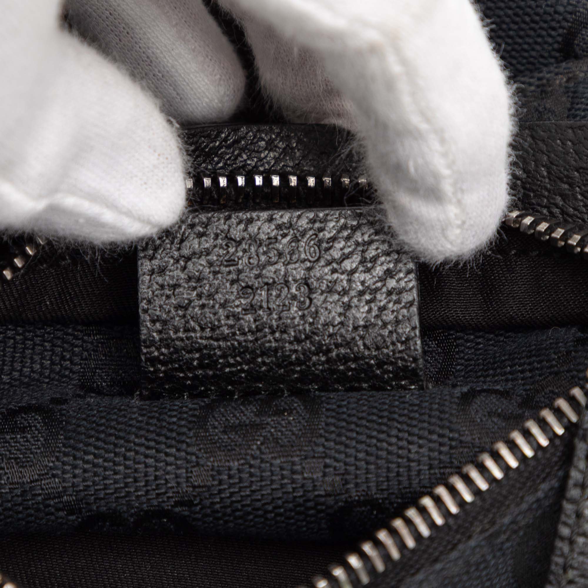 GG Canvas Double Pocket Belt Bag - Image 6