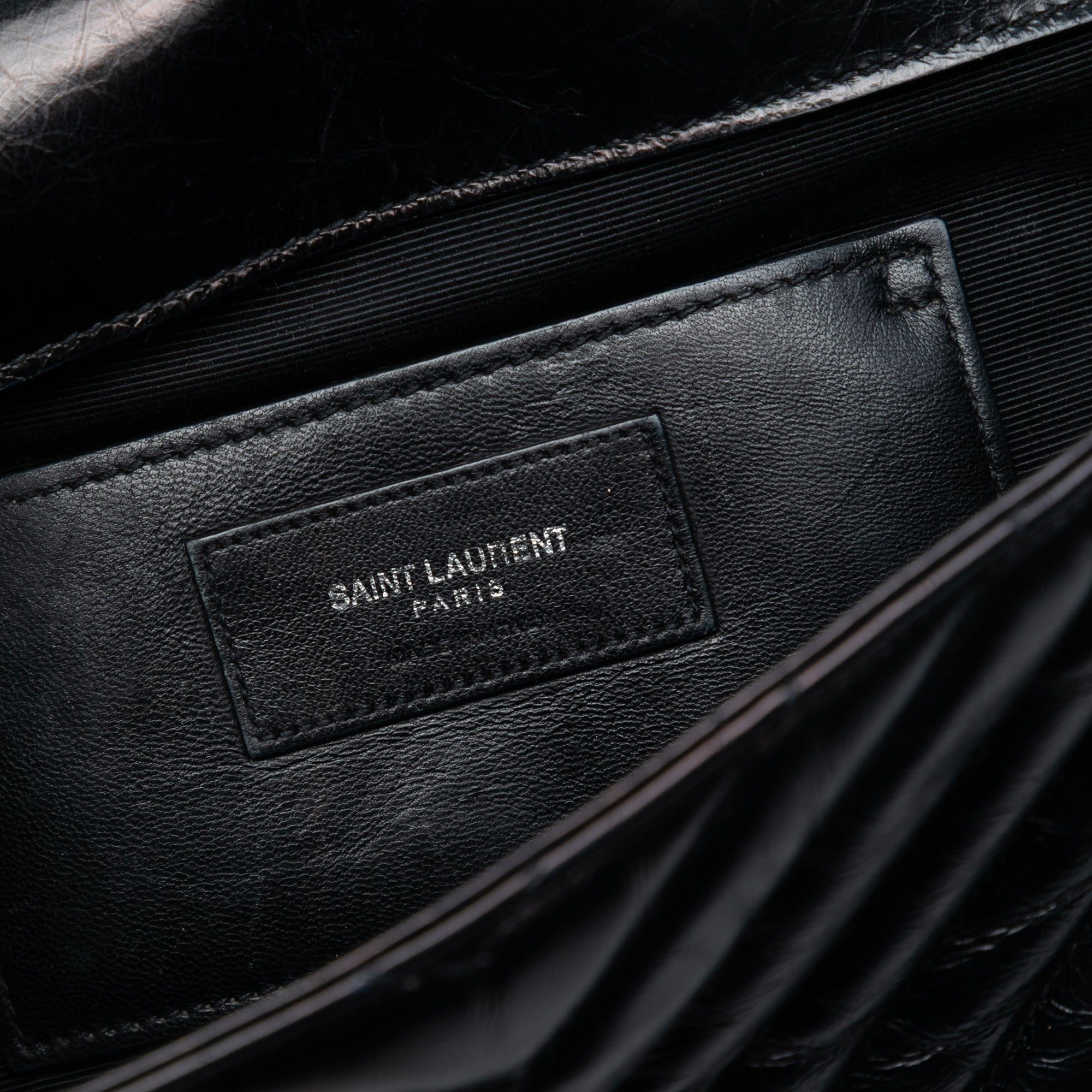 Medium Crinkled Calfskin Punk Chain Bag - Image 5