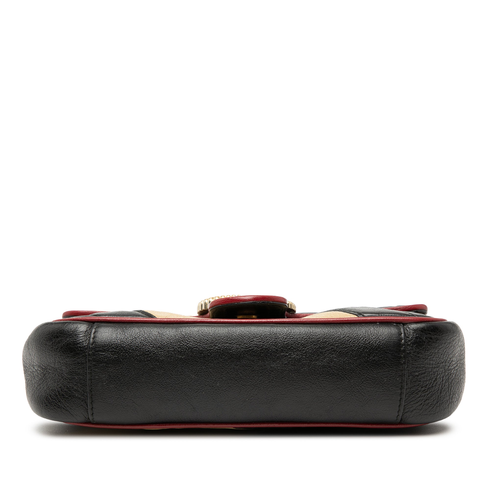Small GG Marmont Matelasse Diagonal Leather Torchon Shoulder Bag - Image 3