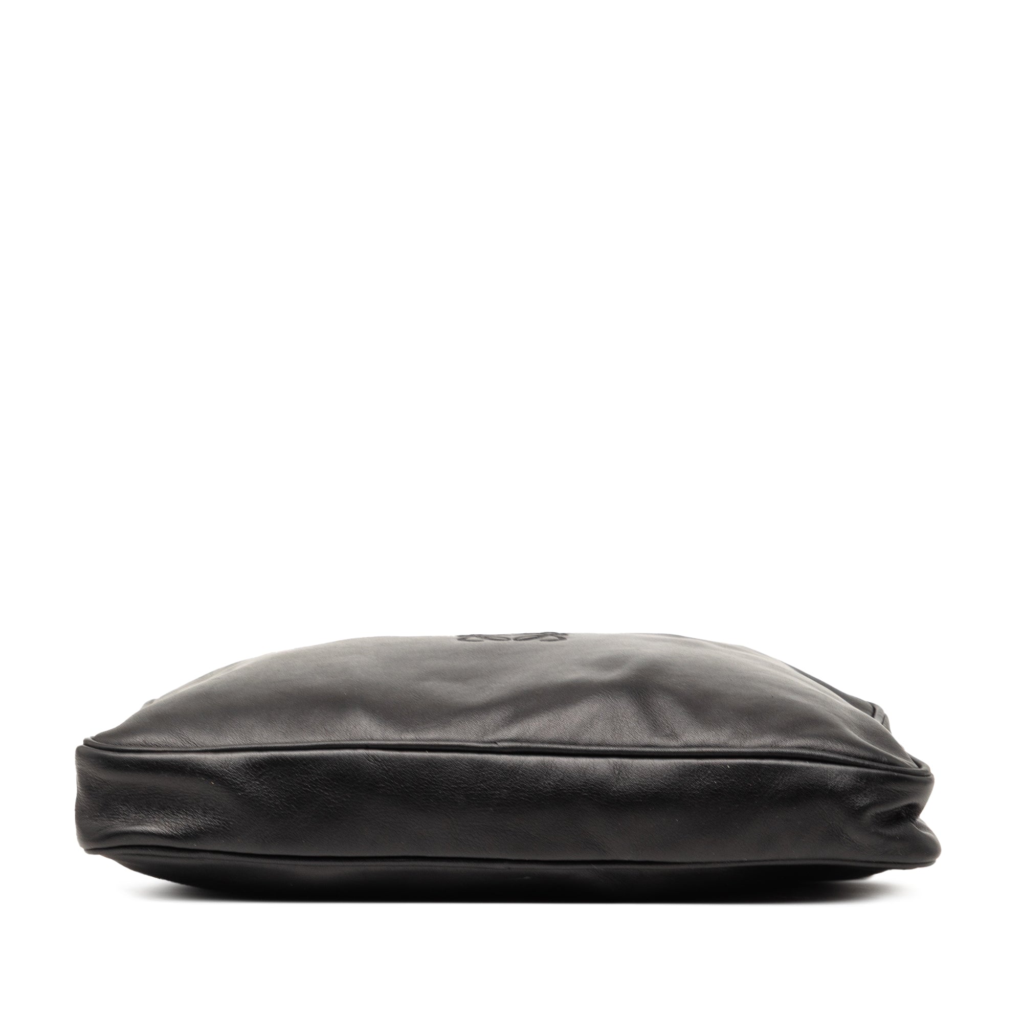 Leather Anagram Clutch - Image 3