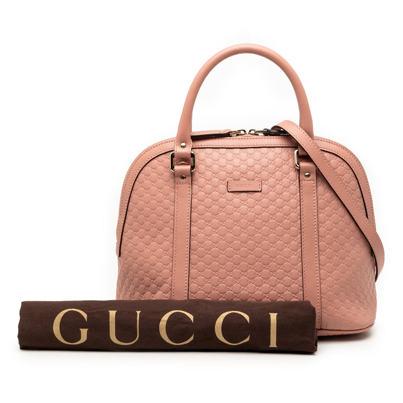 Medium Microguccissima Dome Satchel - Image 8