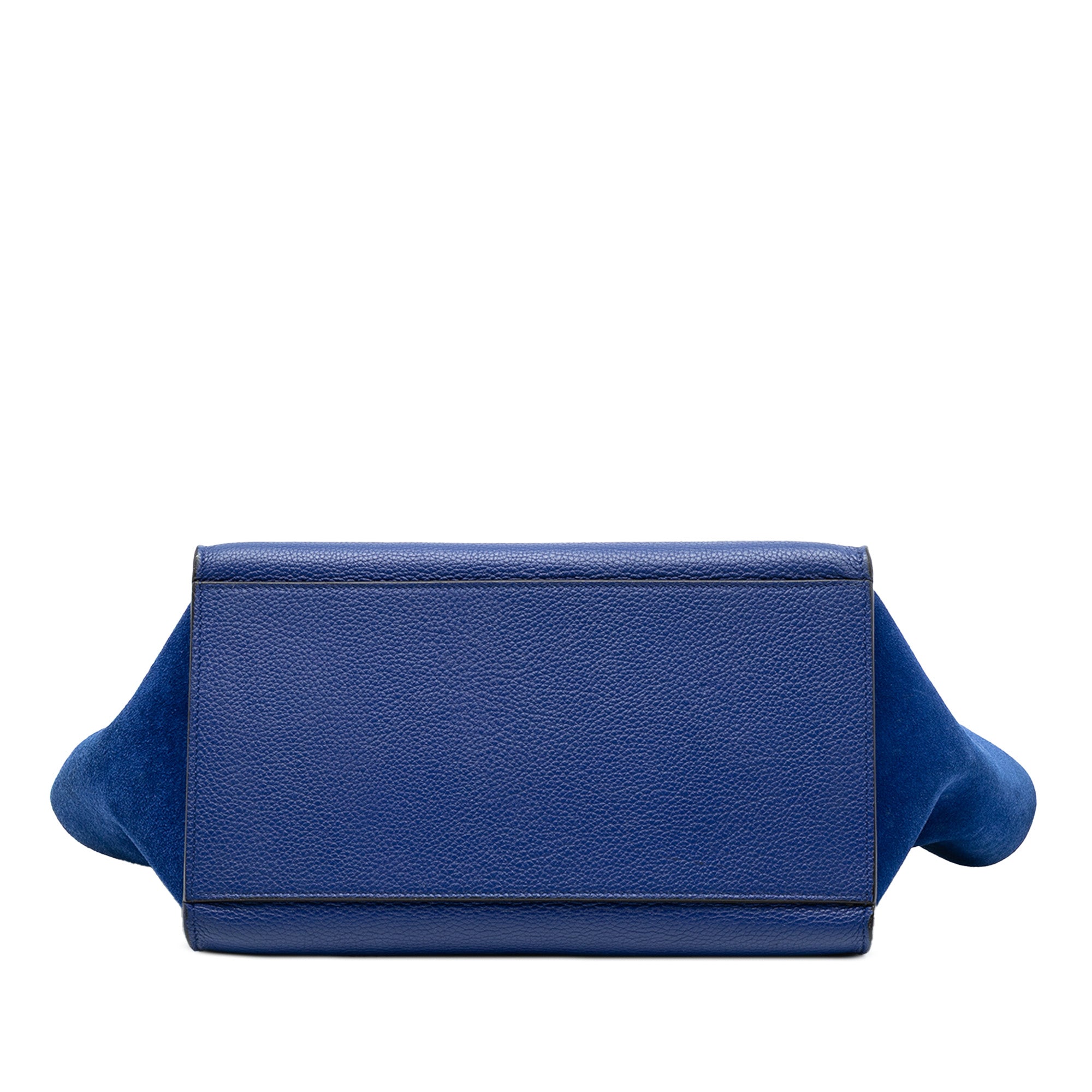 Small Leather Trapeze Satchel - Image 3