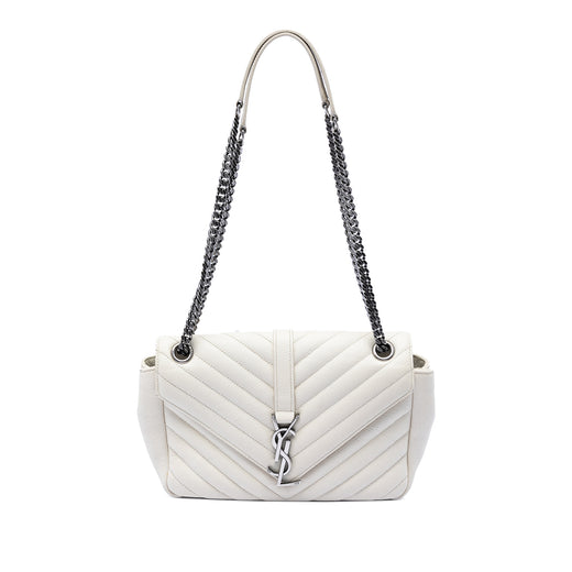 Medium Chevron Calfskin Monogram Envelope Bag - Image 1