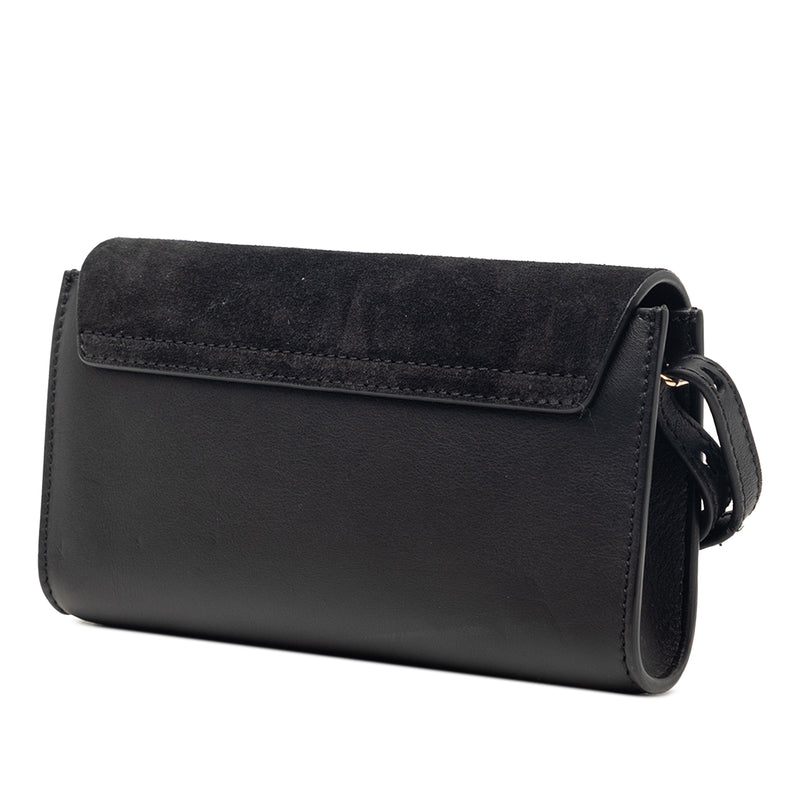 Mini Calfskin and Suede Faye Chain Crossbody - Image 2