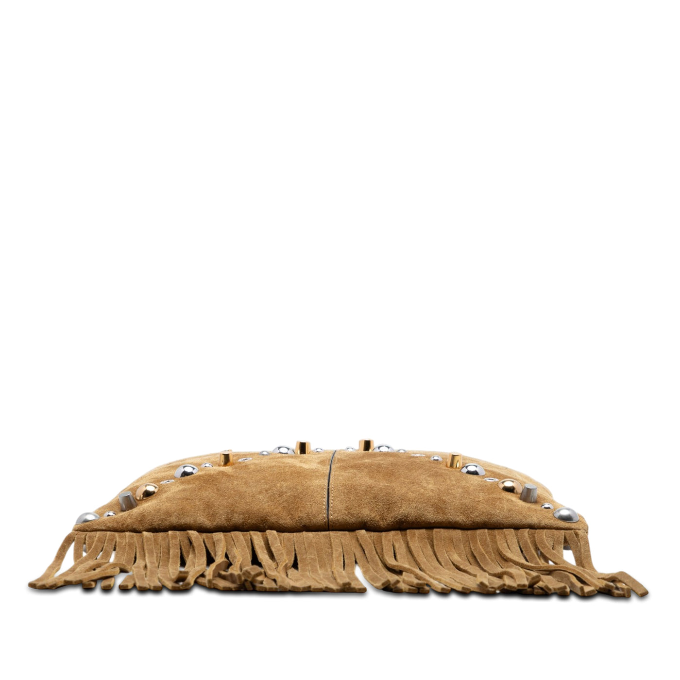 Suede Studded Nellcote Fringe Crossbody - Image 3