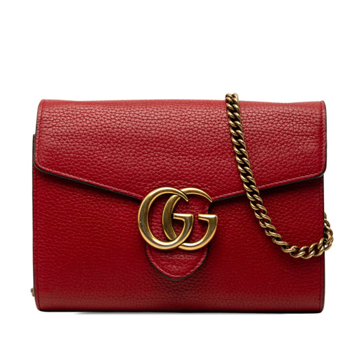 GG Marmont Calfskin Wallet on Chain - Image 1
