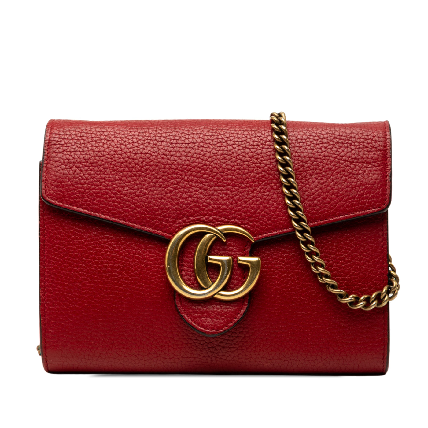 GG Marmont Calfskin Wallet on Chain - Image 1