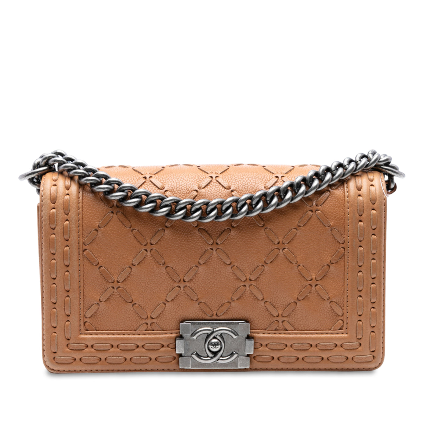 Medium Caviar Stitched Boy Flap - Image 1