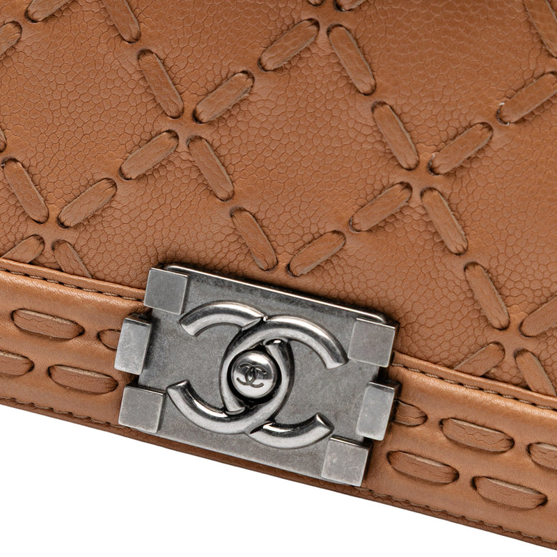 Medium Caviar Stitched Boy Flap - Image 6