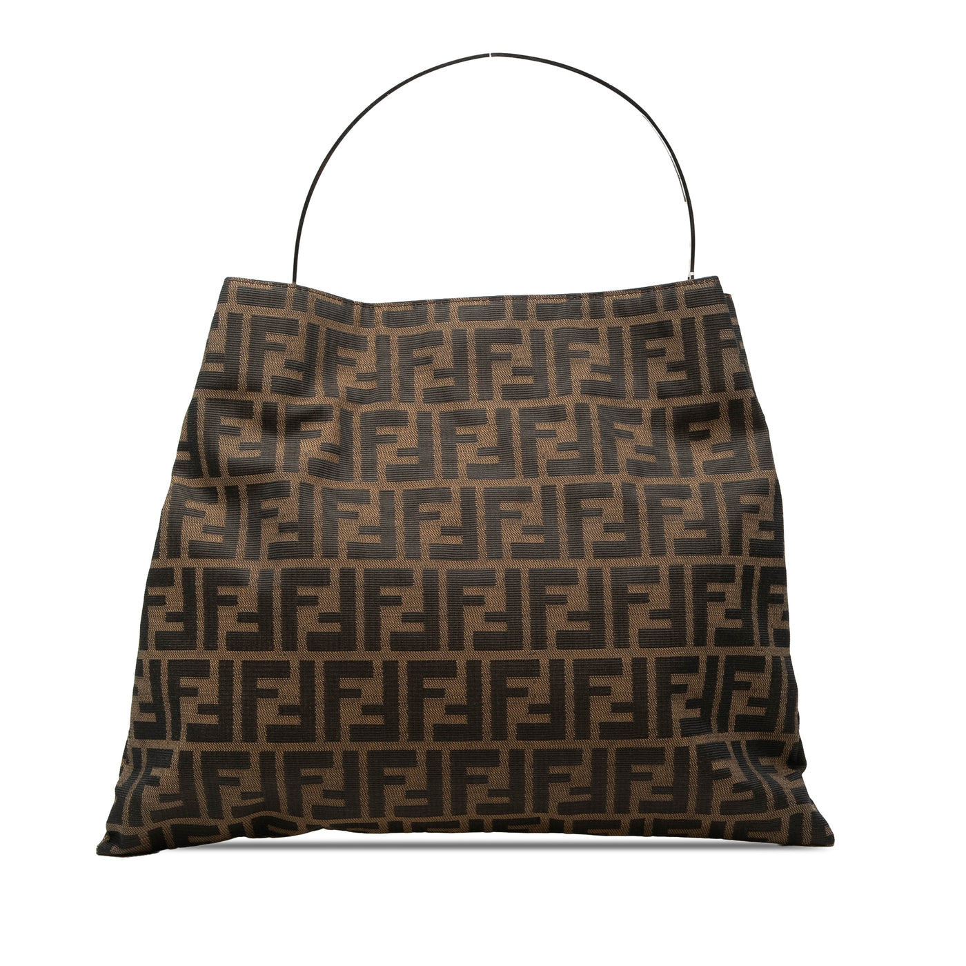 Zucca Canvas Metal Handle Tote - Image 1