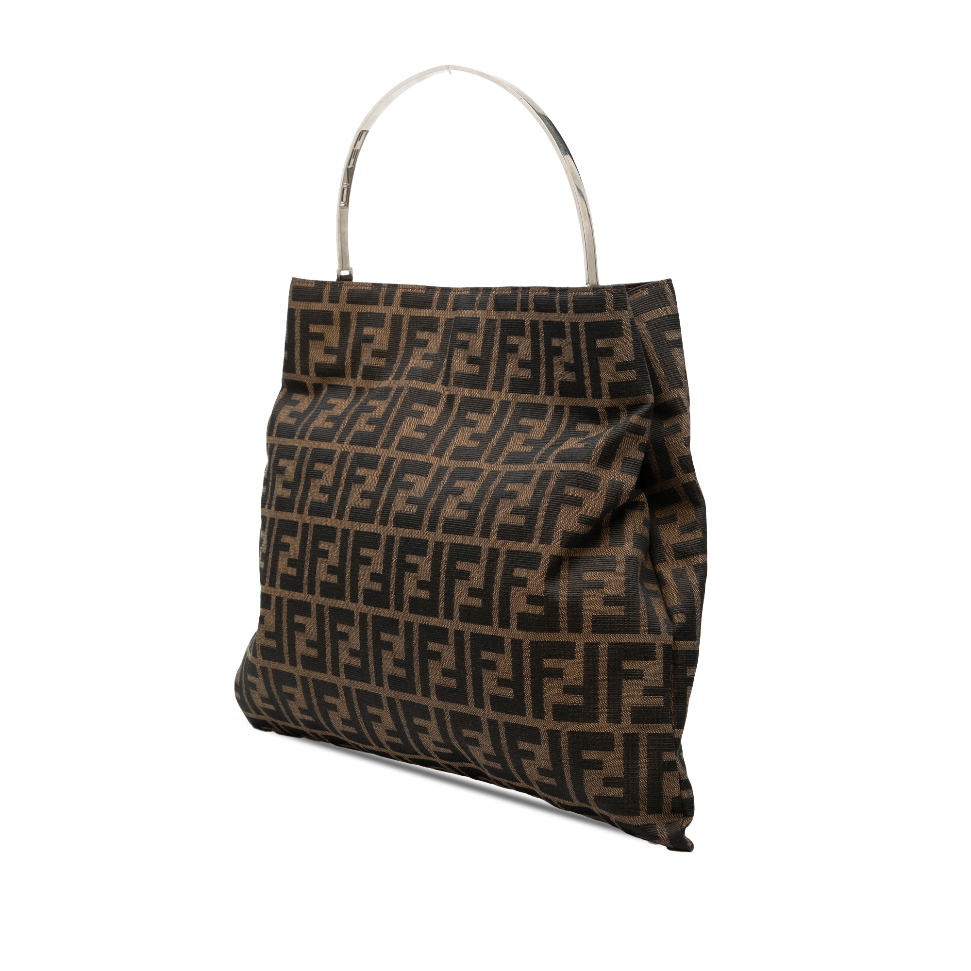 Zucca Canvas Metal Handle Tote - Image 2