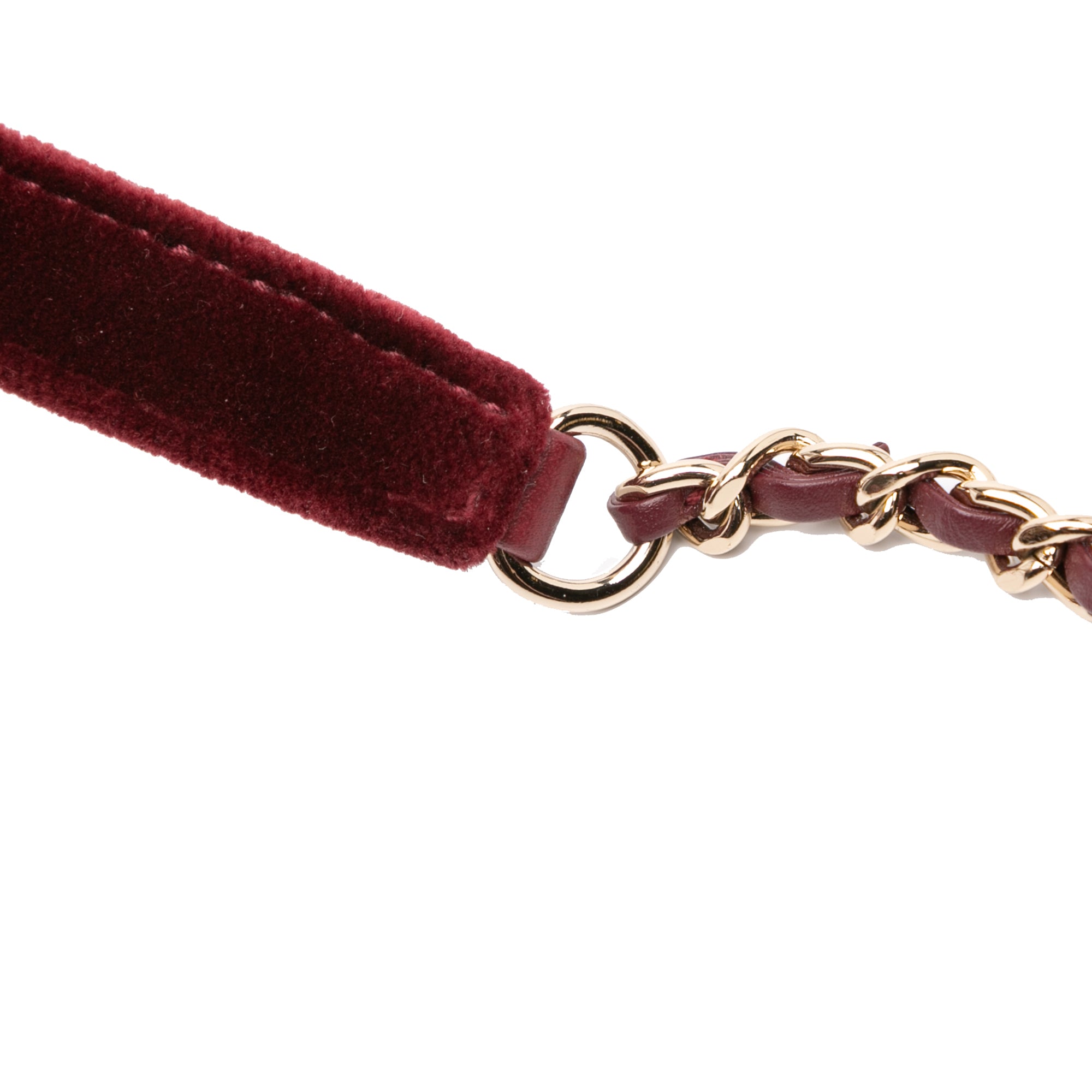 Mini Velvet Crystal Pearl Crush Bucket Bag - Image 8