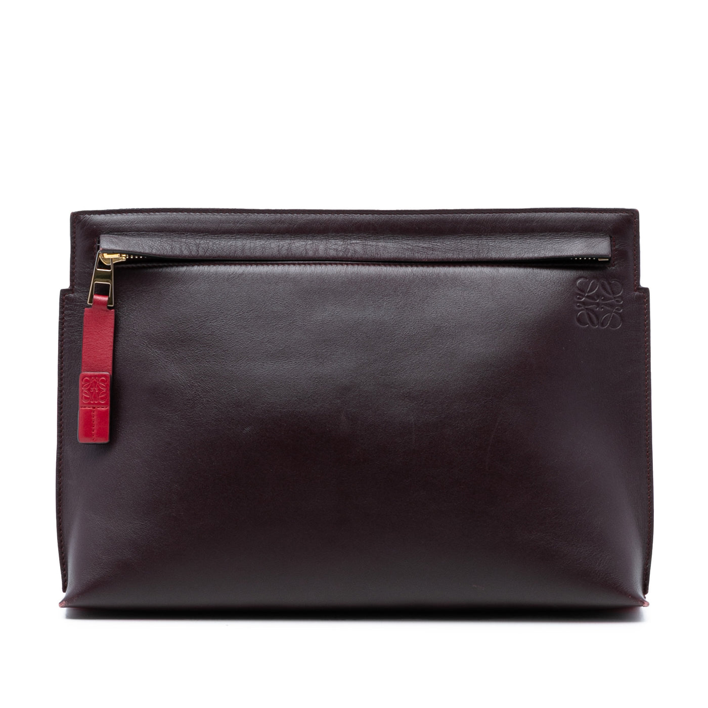Bicolor Leather Anagram T Pouch - Image 1