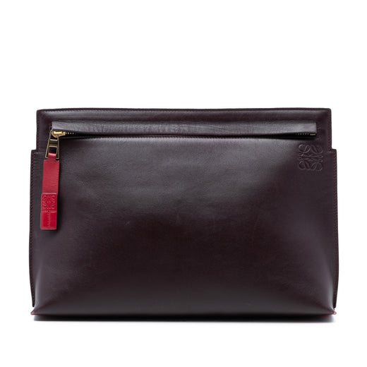 Bicolor Leather Anagram T Pouch - Image 1